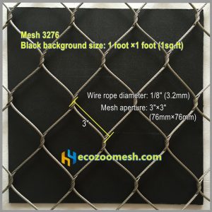 chimpanzee fence enclosure mesh, chimpanzee cage fence, stainless steel zoo mesh