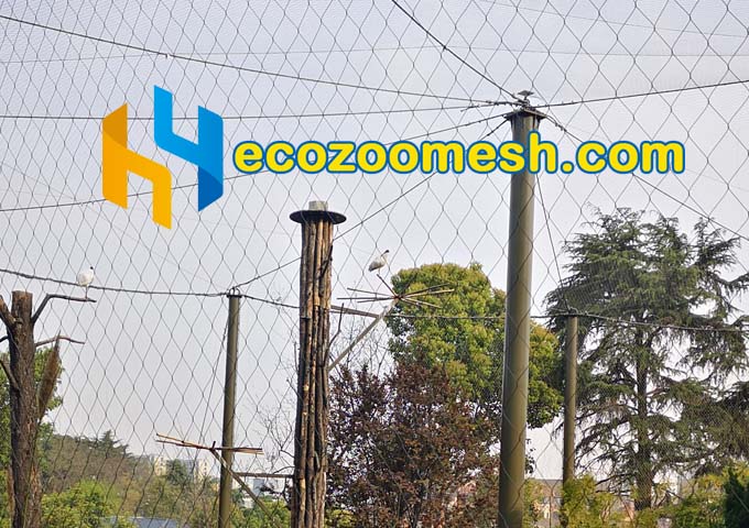 wire rope mesh for exotic birds aviary cage