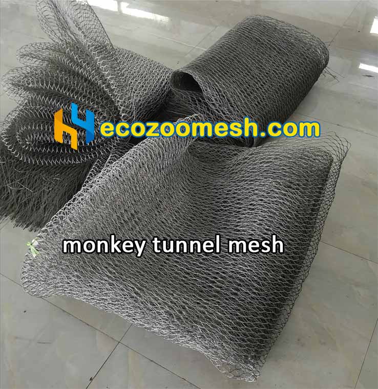 Monkey Tunnel Enclosure Mesh 
