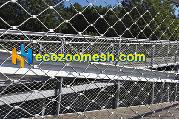 wire rope ferruled mesh fence