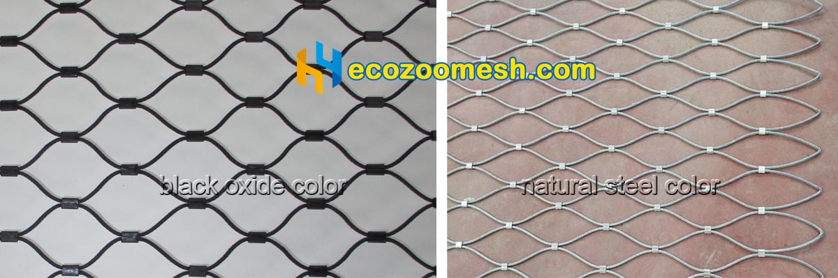 ferrule type black oxide mesh and steel color