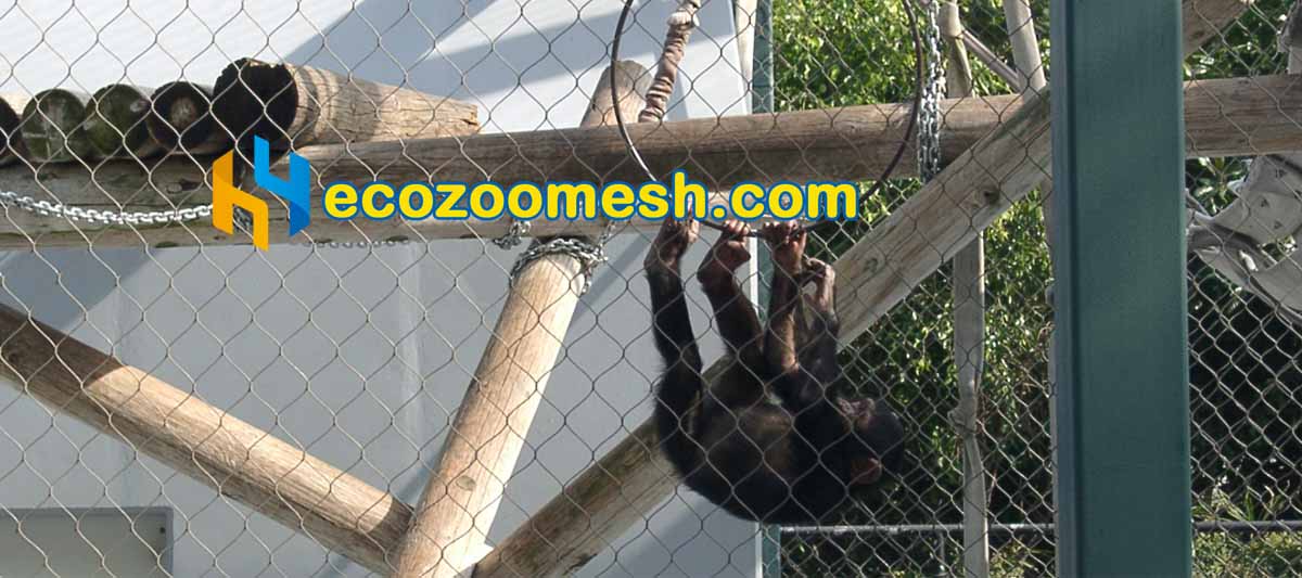 Gibbon fence mesh, gibbon enclosure netting, gibbon cages, gibbon nets