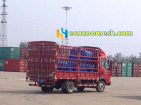 Stainless steel wire rope mesh transport