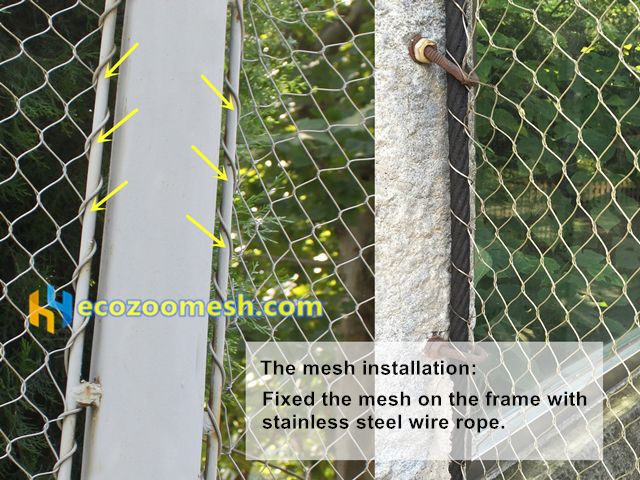 Leopard Cage Fence  Zoo Mesh Supplier-Hengyi