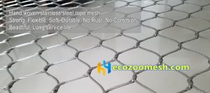 hand-woven stainless steel mesh specifications