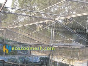 monkey cage covered mesh, monkey protective screen mesh