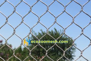 stainless steel wire rope mesh for bird cage