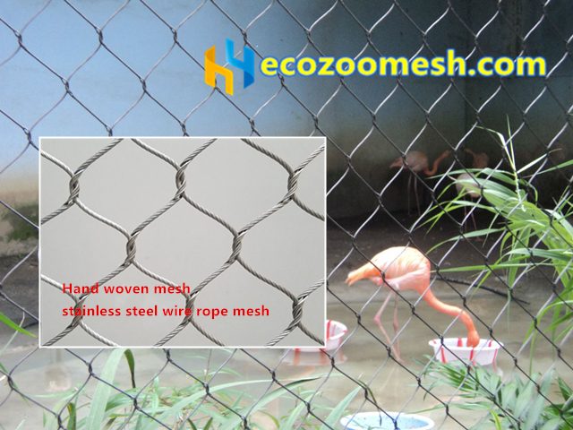 aviary netting, bird cage mesh, bird netting, stainless steel rope mesh