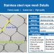 stainless steel rope mesh, bird netting