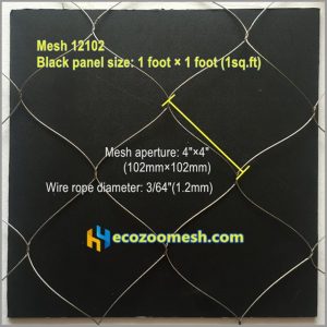 stainless steel cable netting mesh 12102