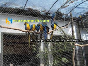 wire rope parrot aviary weaving net