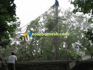 metal woven monkey mesh, Monkey cage net construction