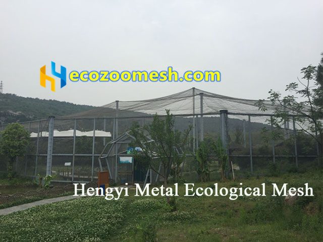 Aviary netting for bird sanctuaries