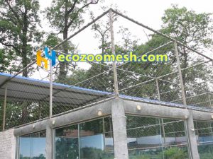 Stainless steel wire rope zoo mesh