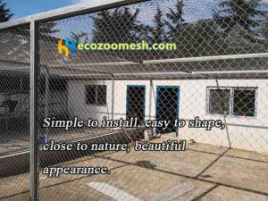 Animal eco wire mesh cage installation