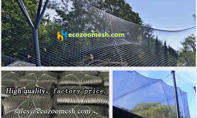 Macaw enclosure fence netting mesh