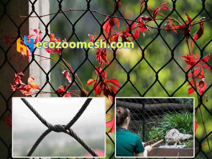 Safari and zoo Steel wire hand-woven mesh