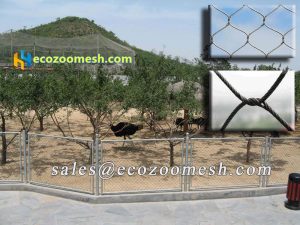 FACTORY PRICE of Rope mesh zoological gardens aviary