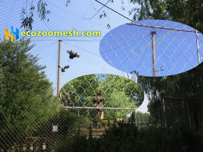 Eagle wire rope weaving isolation net, Anti-rust animal fence mesh