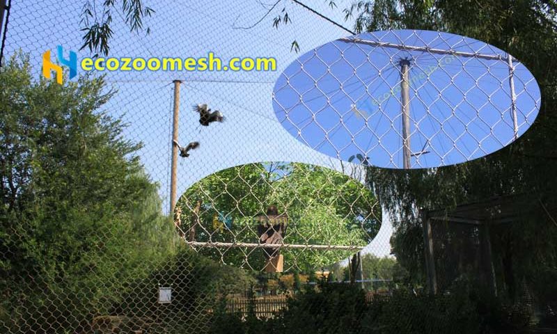 Eagle wire rope weaving isolation net, Anti-rust animal fence mesh