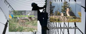 Animal Rope mesh solutions, flexible stainless steel cable mesh-ecozoomesh