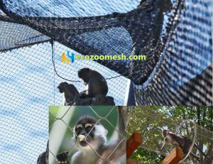Animal Rope mesh solutions, flexible stainless steel cable mesh-ecozoomesh