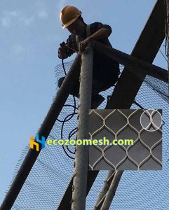 Wire rope tiger mesh net factory