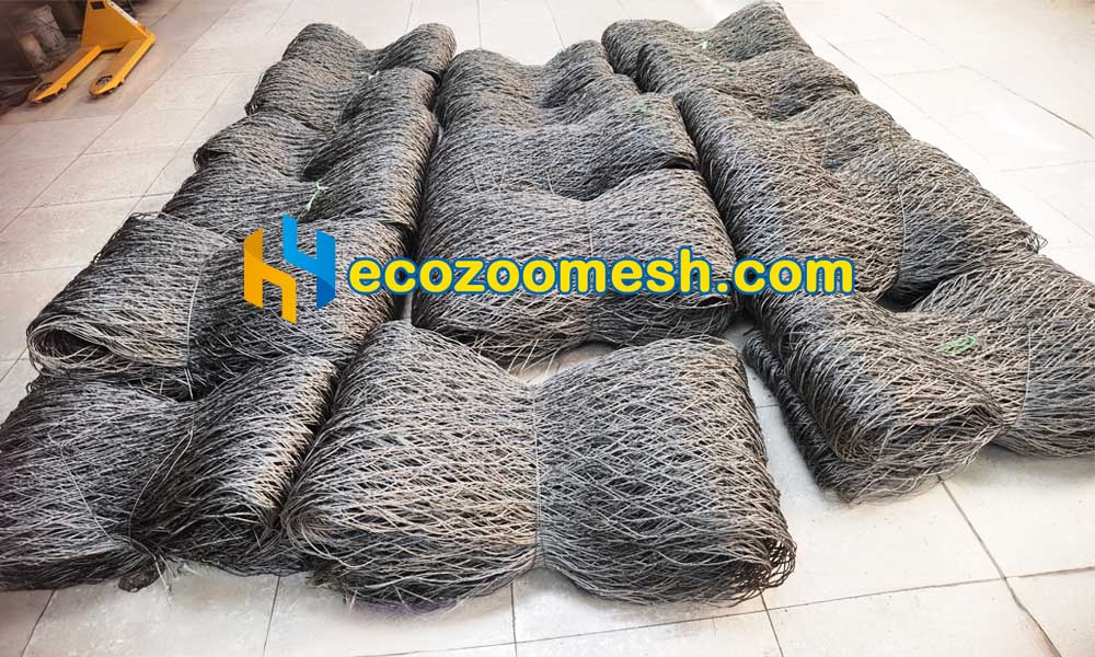steel cable mesh order completed