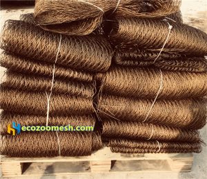SSRM8-bronze stainless steel rope mesh package