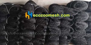 wire rope mesh panels with black oxide color