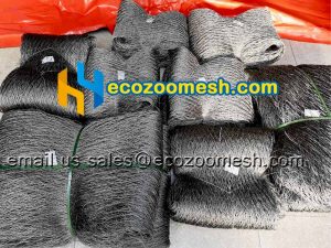 stainless steel cable woven mesh panels have been completed