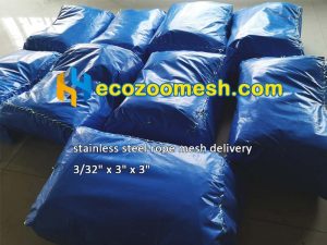 packages of stainless steel wire rope mesh