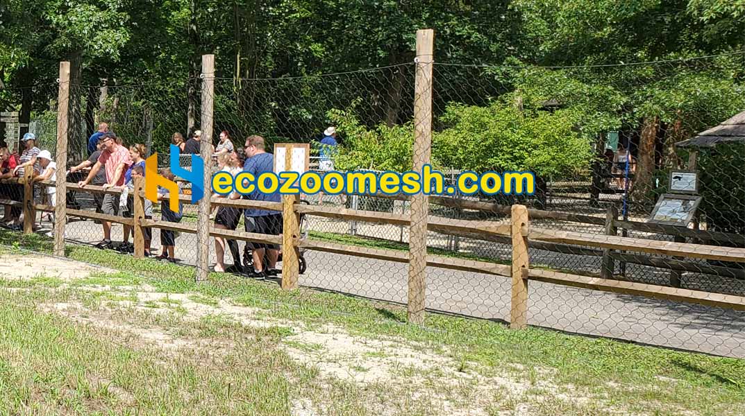black zoo fence mesh for kangaroos