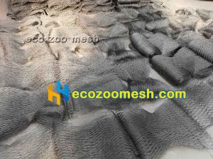 stanless steel cable mesh bear enclosure