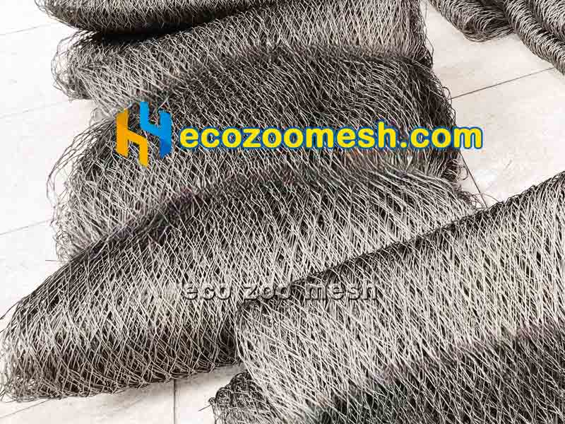 Stainless Steel Cable Mesh Bear Enclosure mesh rolls