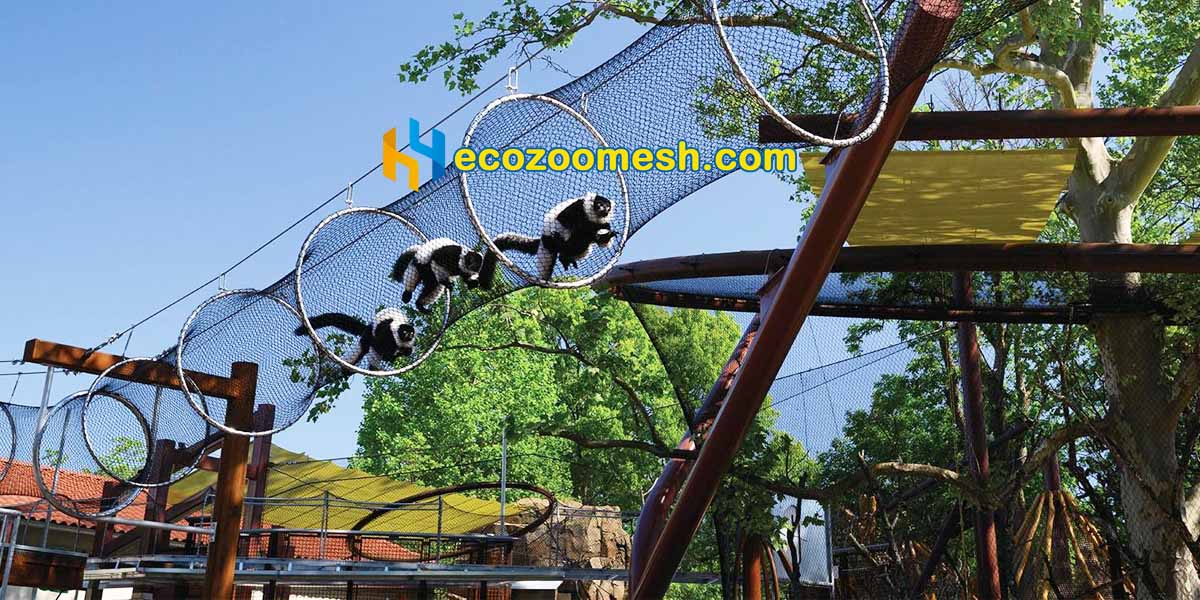 primate canopy trail mesh monkey tunnel