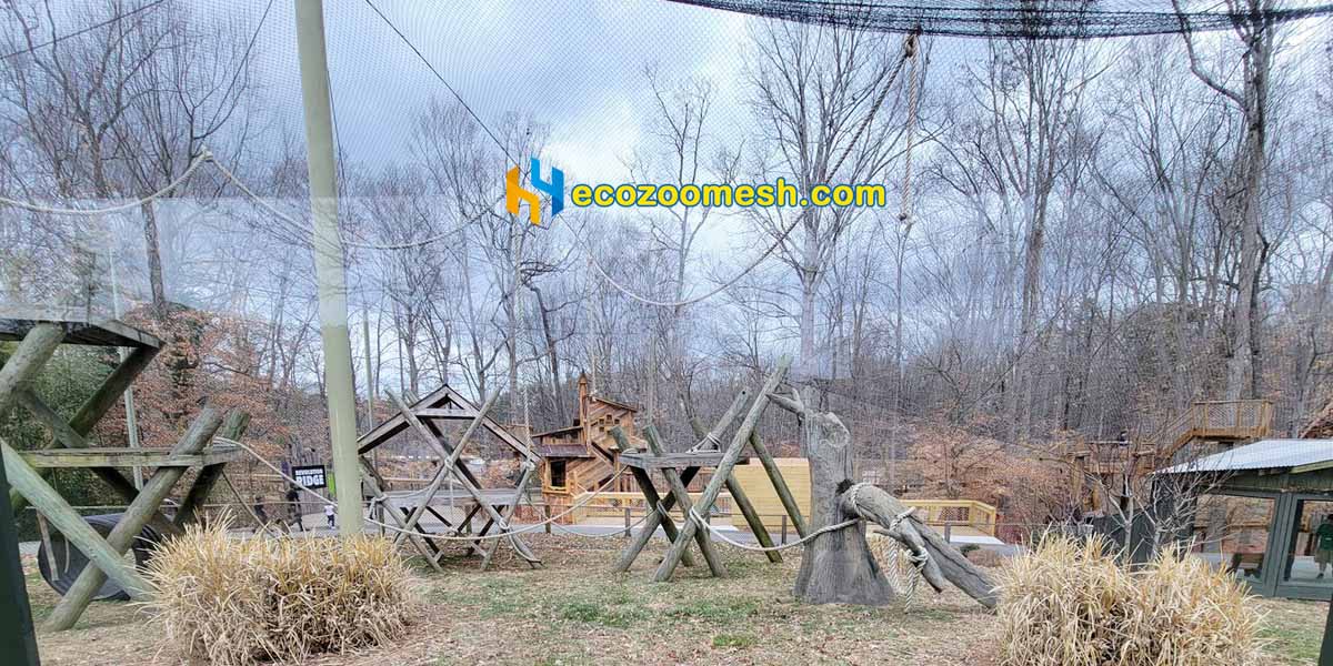Javan Gibbon Fence Mesh enclosure