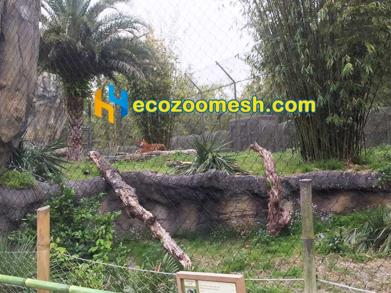 tiger exhibit mesh nets