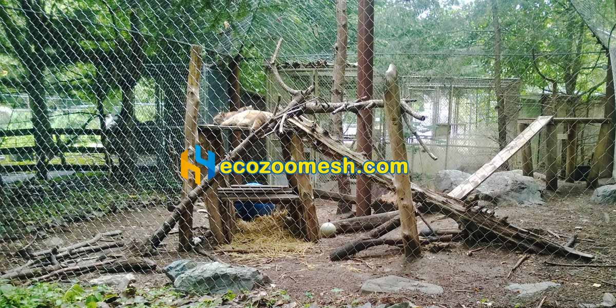 woven wire mesh canada lynx enclosure