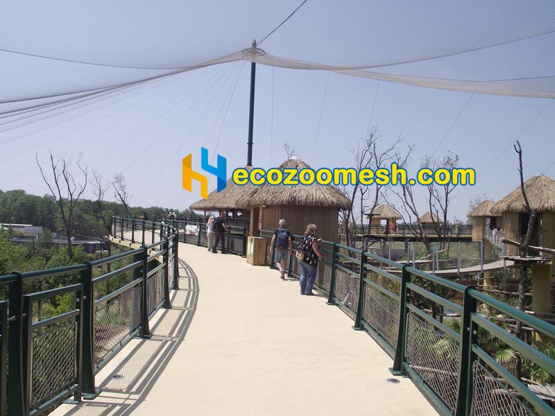 walkin stainless steel aviary mesh
