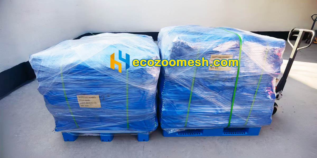 black steel rope mesh packages