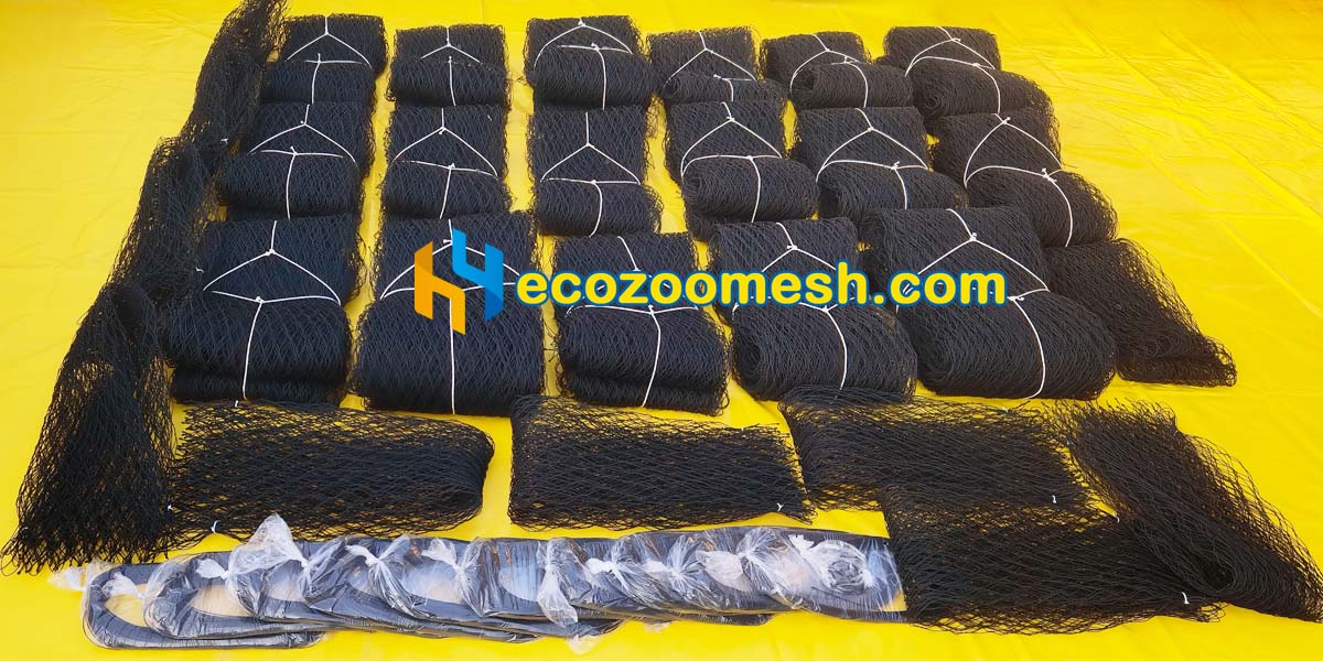 black mesh monkey zoo cage mesh