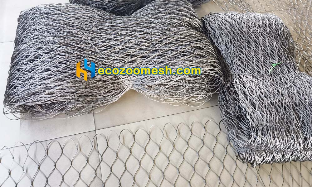 hand woven netting mesh