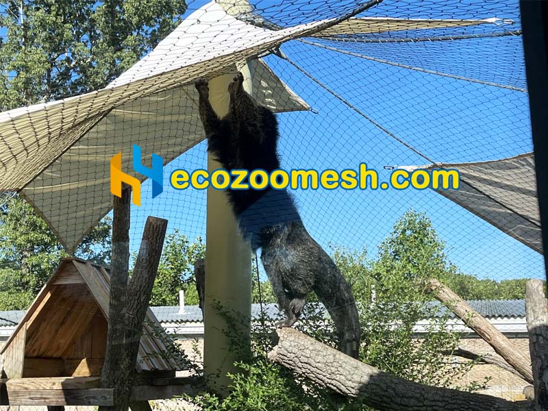 binturong's enclosure stainless steel animal aviary mesh