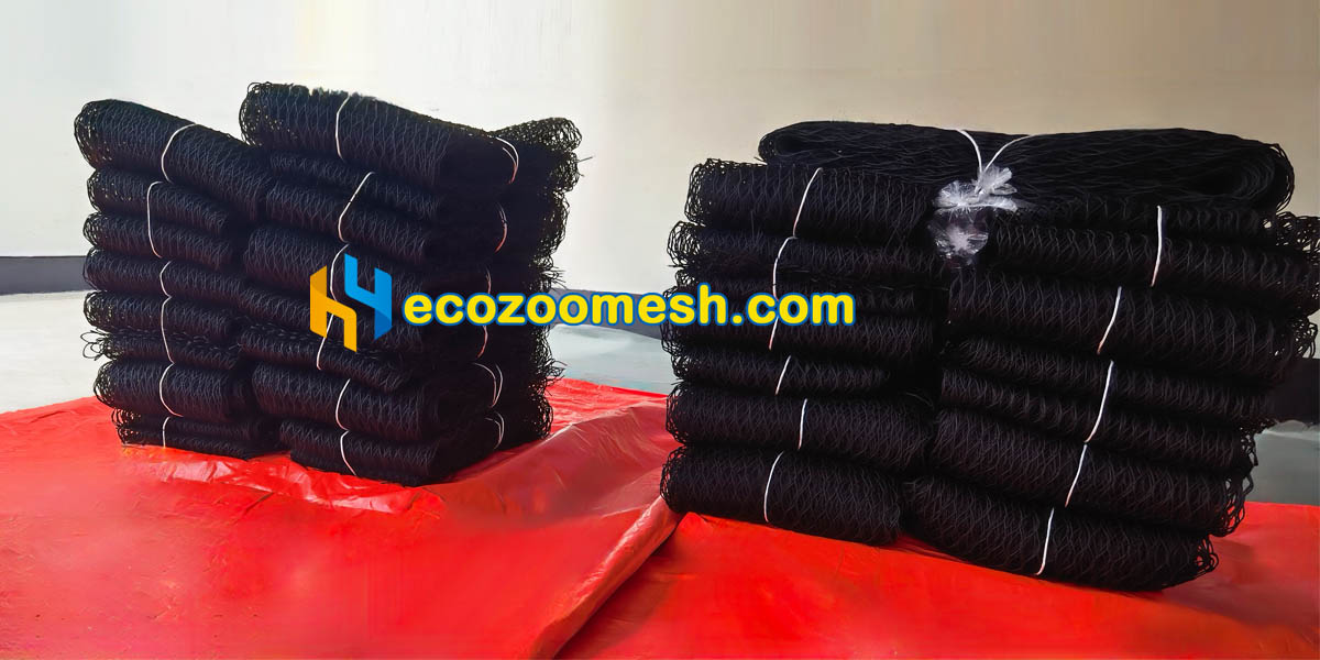 Lion Exhibit Mesh black mesh rolls