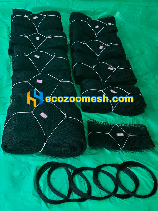 lacing calbe along with lemur exhibit cable mesh