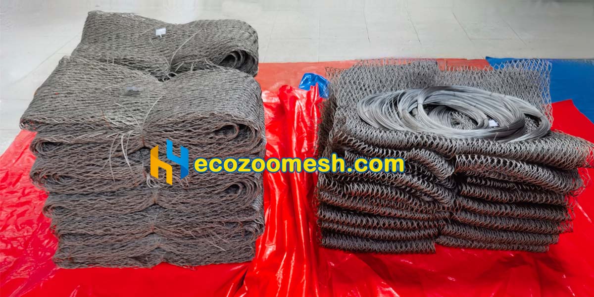 we are packing the custom zoo cable mesh order