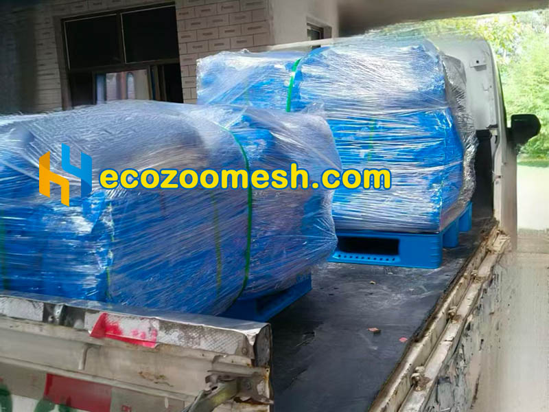 we are transportting the custom zoo cable mesh pallets